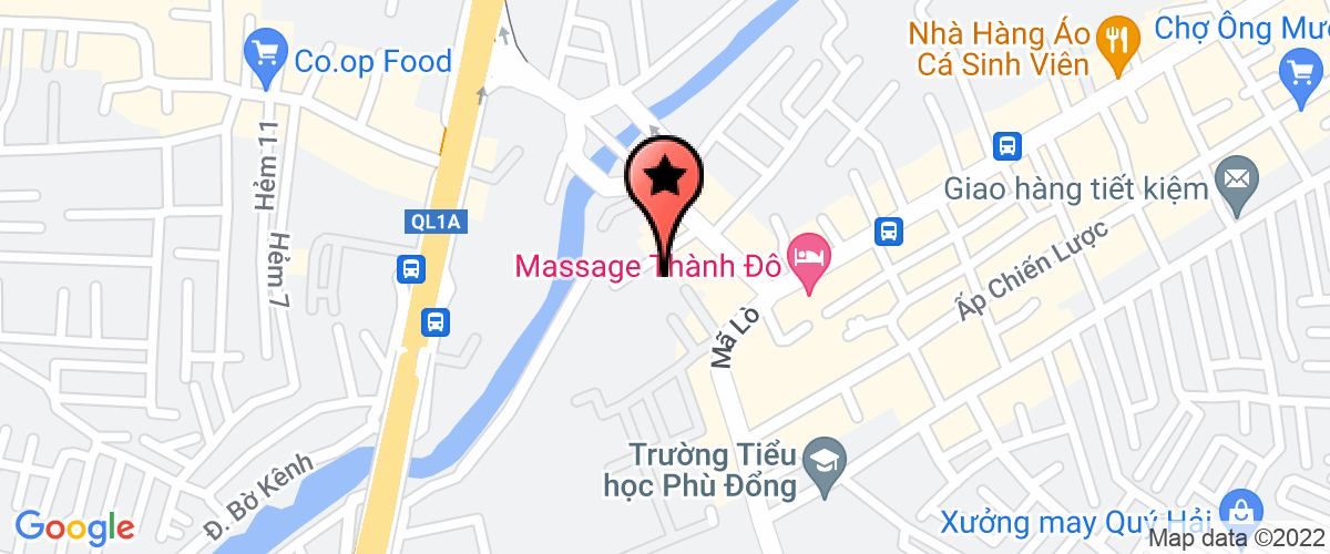 Bản đồ đến địa chỉ Công Ty TNHH Thiết Kế Kiến Trúc Xây Dựng Việt Tín Đạt
