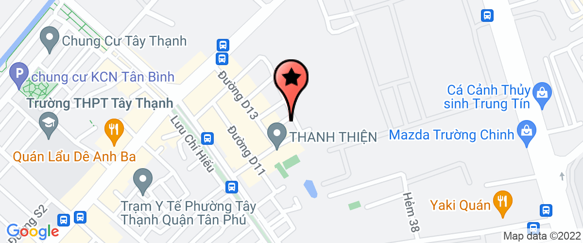 Bản đồ đến địa chỉ Công Ty TNHH Công Nghệ Thái Dương Nam